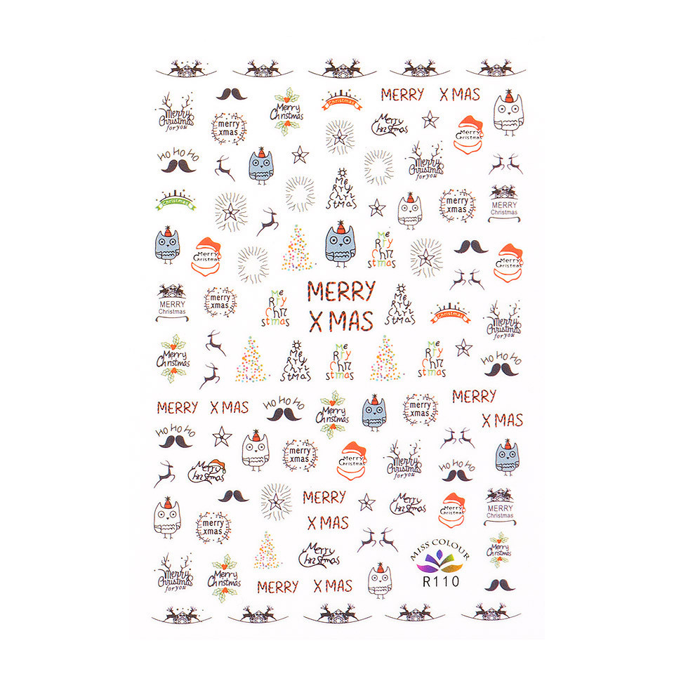 Abtibild unghii sensopro milano, christmas fun tree r110