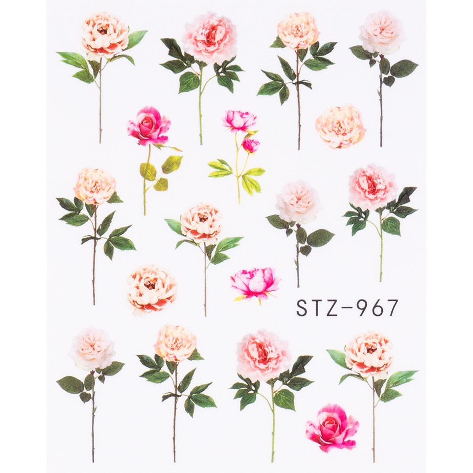 Tatuaj unghii luxorise flower run, stz-967
