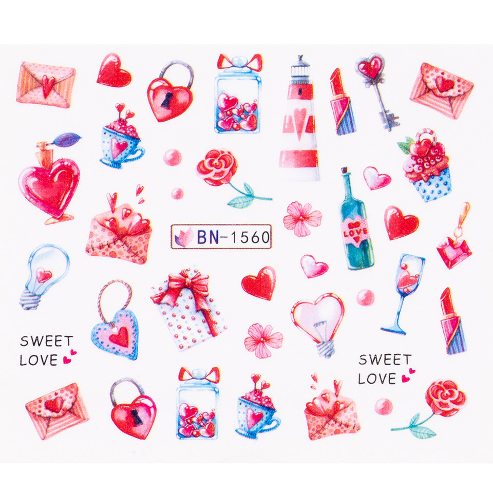 Tatuaj unghii luxorise secret love, bn-1560