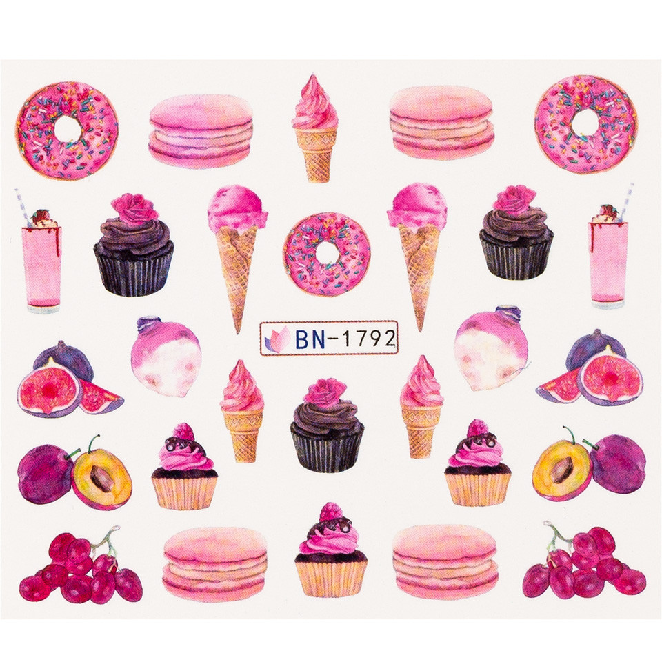 Tatuaj unghii luxorise sweet summer, bn-1792