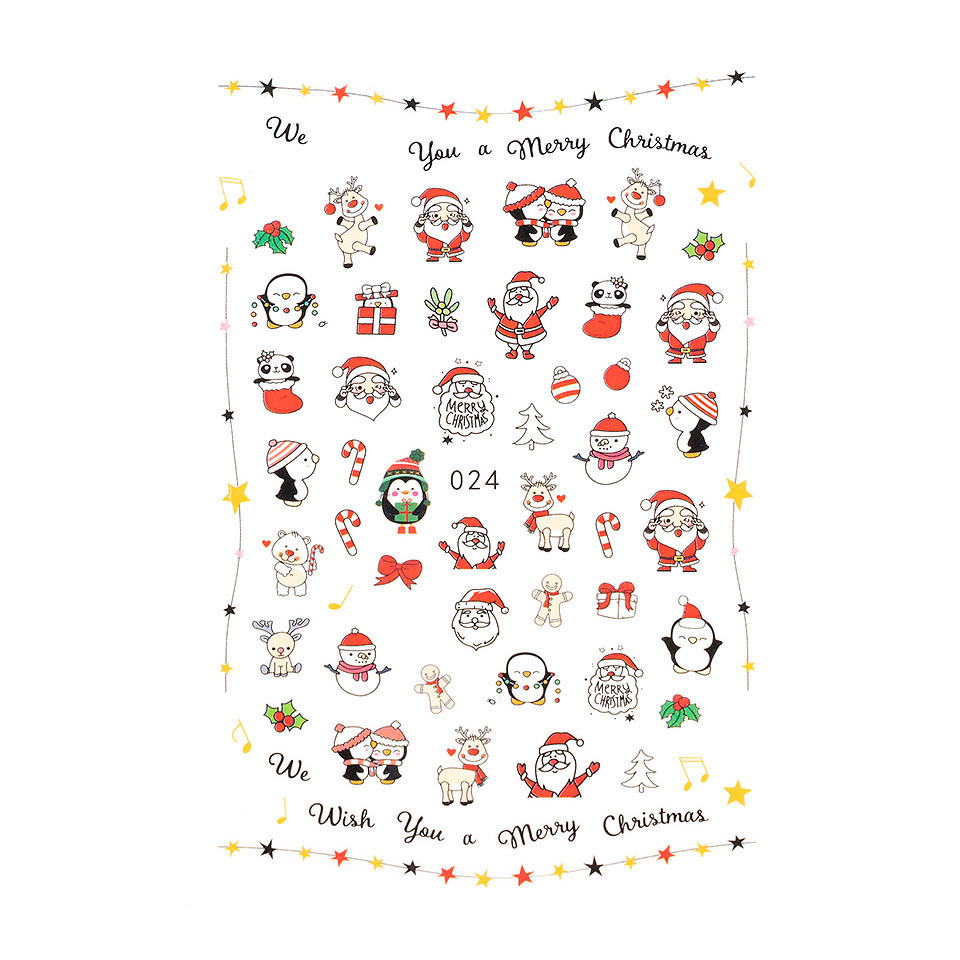 Abtibild unghii sensopro milano, christmas muse eb024