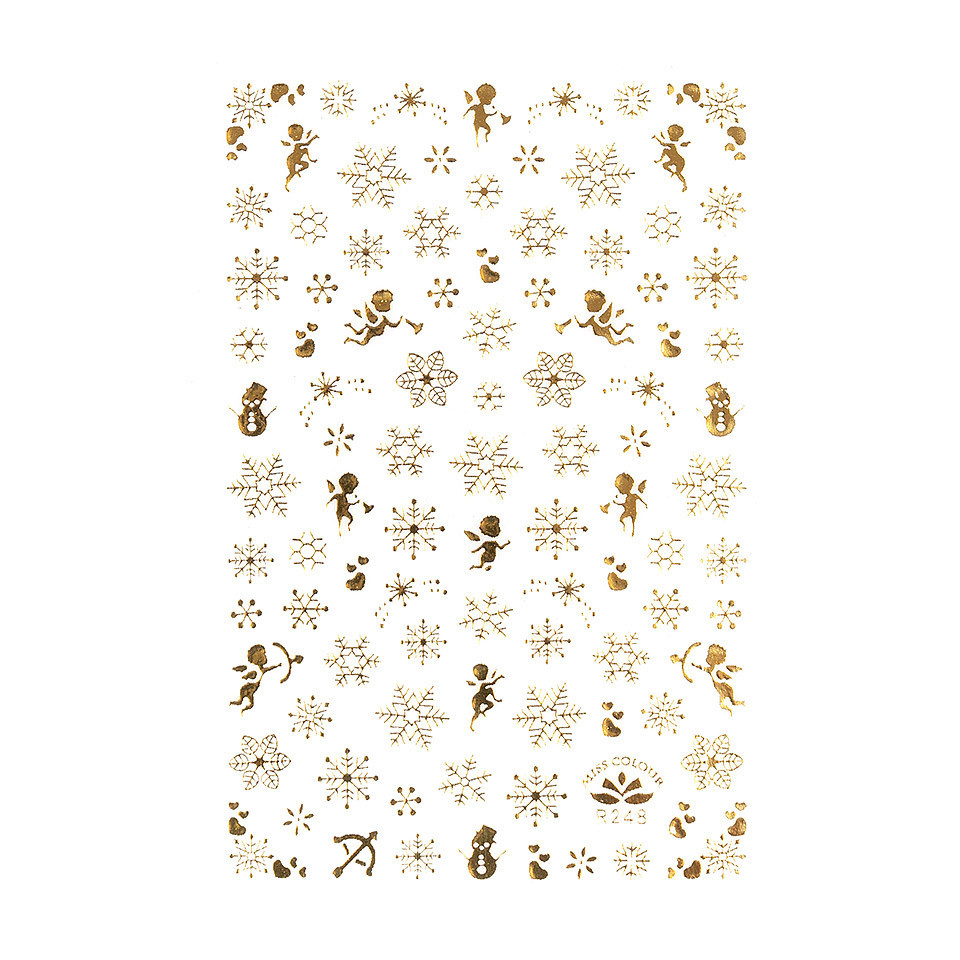 Abtibild unghii sensopro milano, snowflakes & angels r248