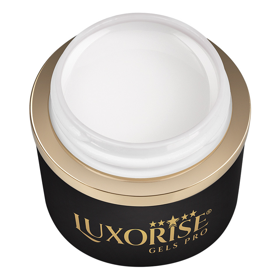 Gel UV Constructie Unghii RevoFlex LUXORISE 30ml, Extreme White