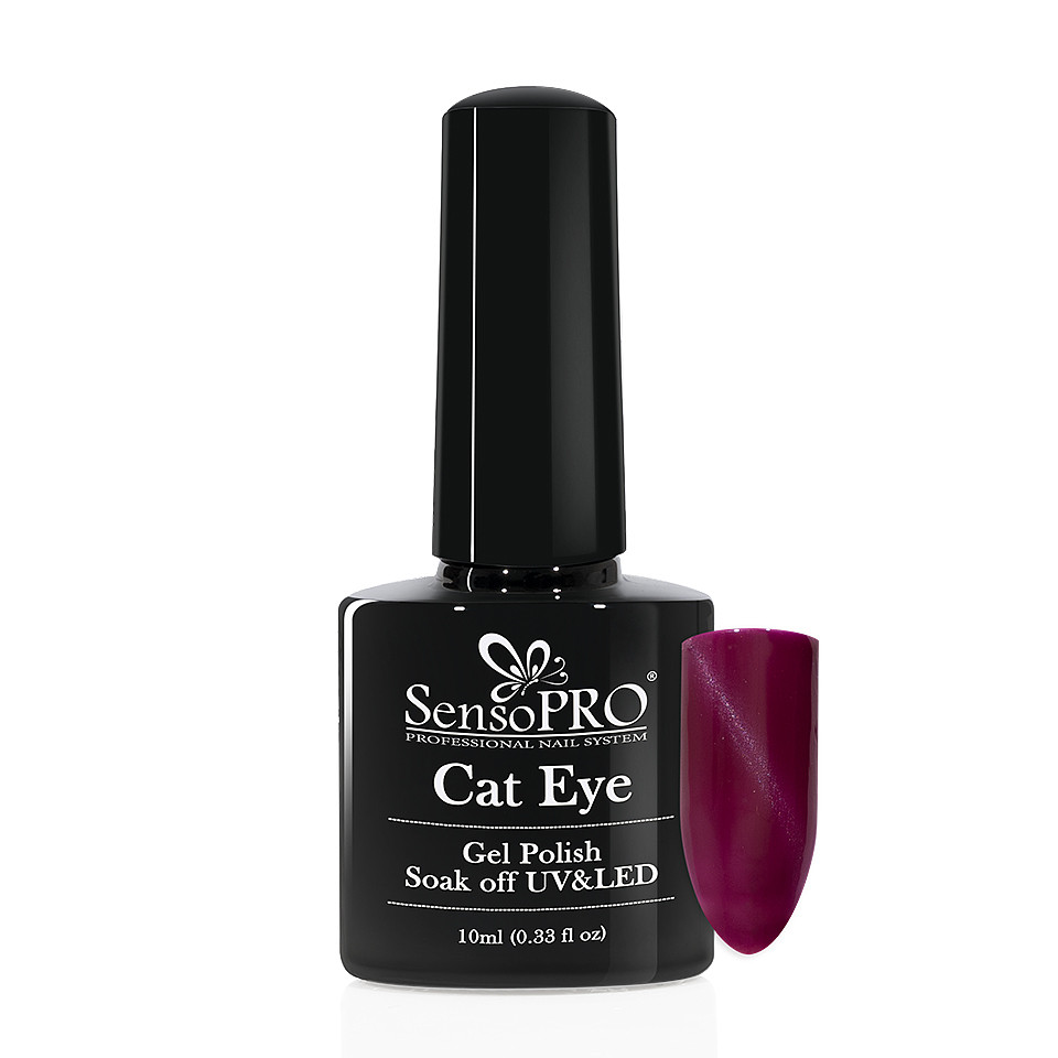 Oja Semipermanenta Cat Eye SensoPRO 10ml - #036 Regal Plum