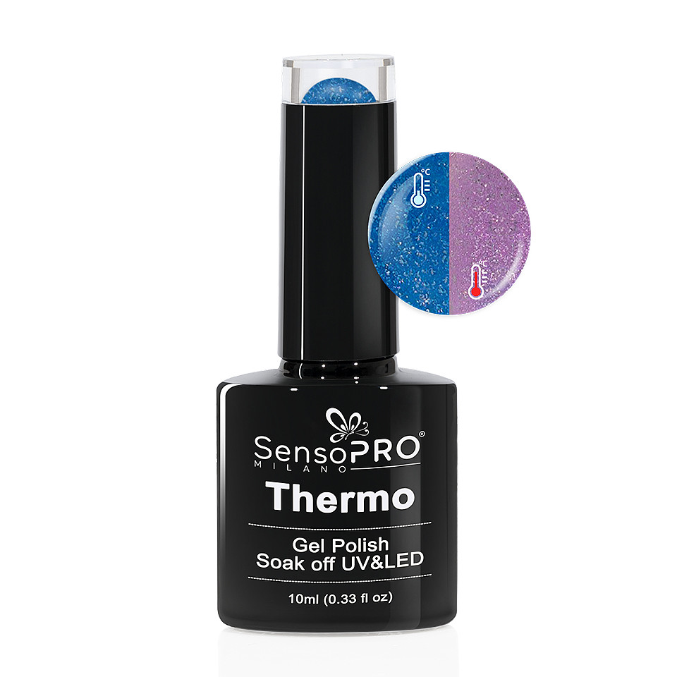 Oja Semipermanenta Termica SensoPro Milano 10ml - #012 Sparkle Blue