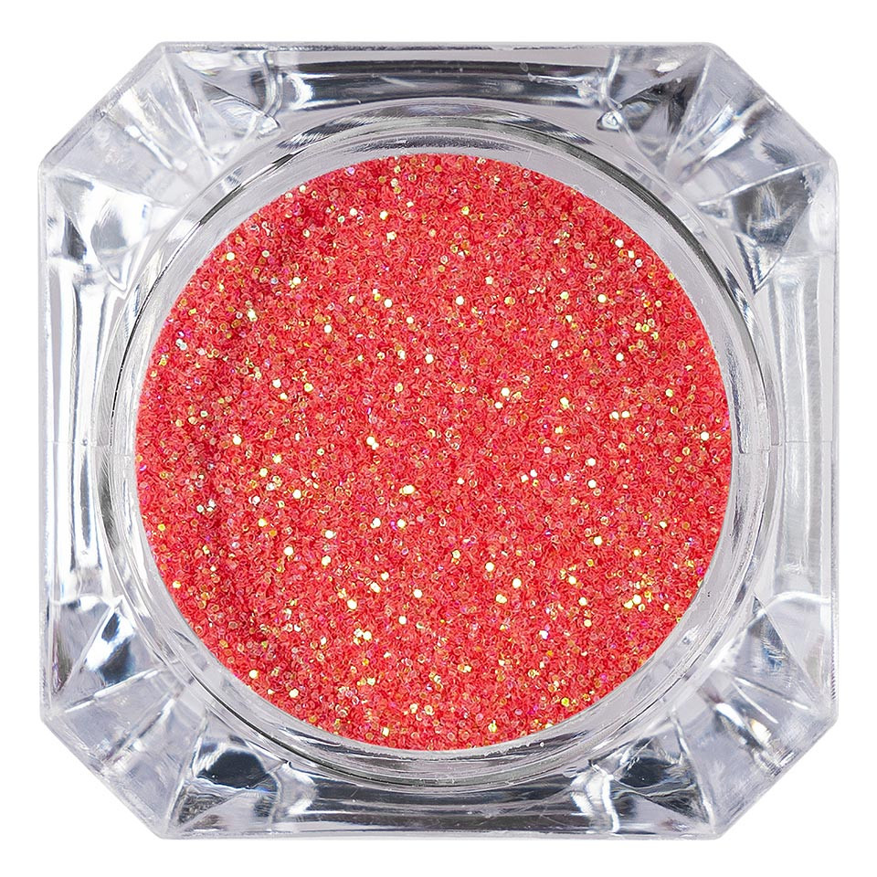 Sclipici Glitter Unghii Pulbere LUXORISE, Corai #21