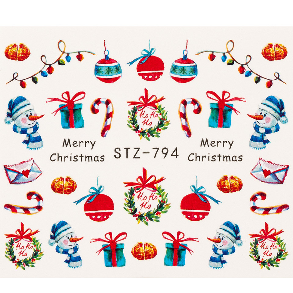 Tatuaj unghii luxorise christmas race, stz-794