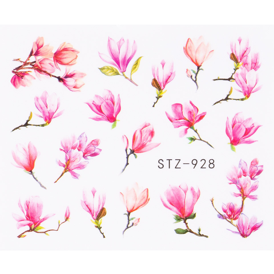 Tatuaj unghii luxorise flower effect, stz-928