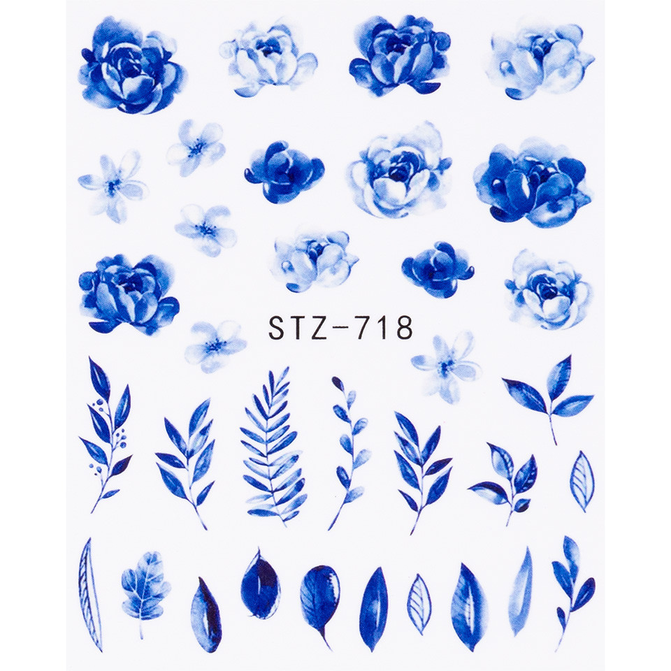 Tatuaj unghii luxorise flower ripple, stz-718