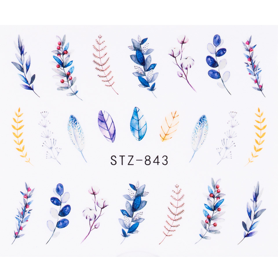 Tatuaj unghii luxorise magic leaves, stz-843