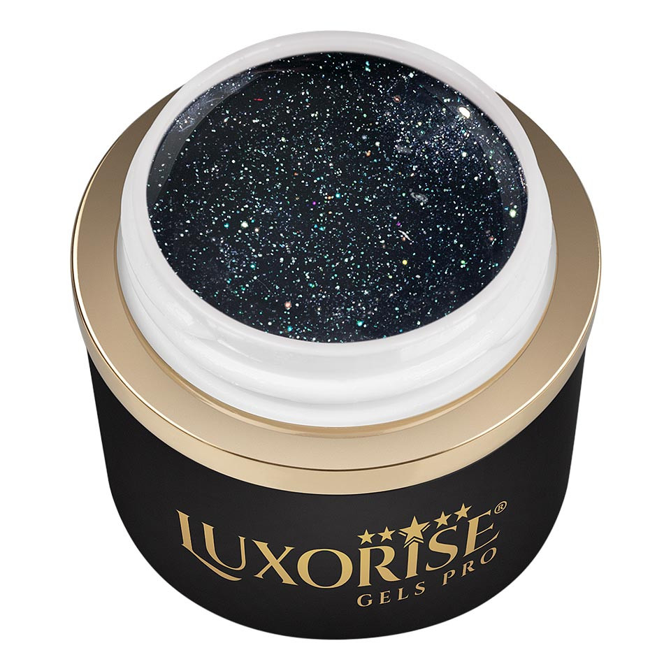 Disco spider gel luxorise, black - favourite midnight, 5ml