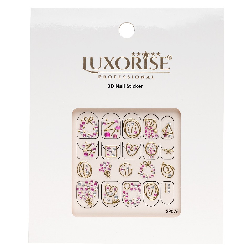 Folie Sticker 3D unghii LUXORISE- SP076