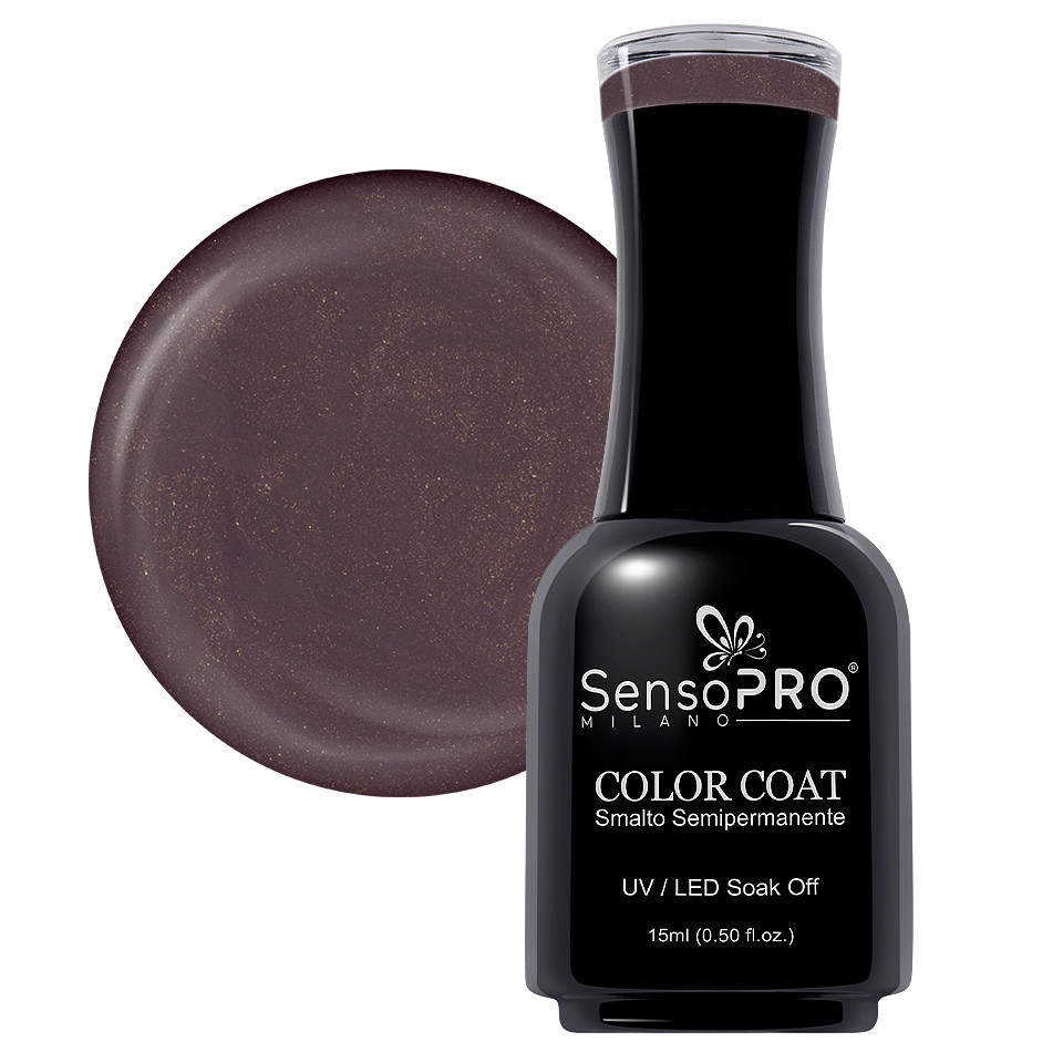 Oja semipermanenta sensopro milano 15ml, dark plum #155