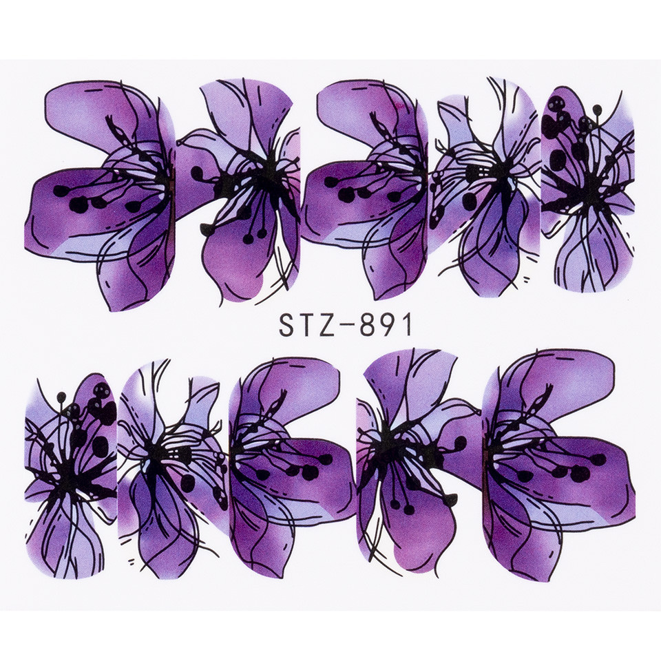 Tatuaj unghii luxorise flower art twist, stz-891