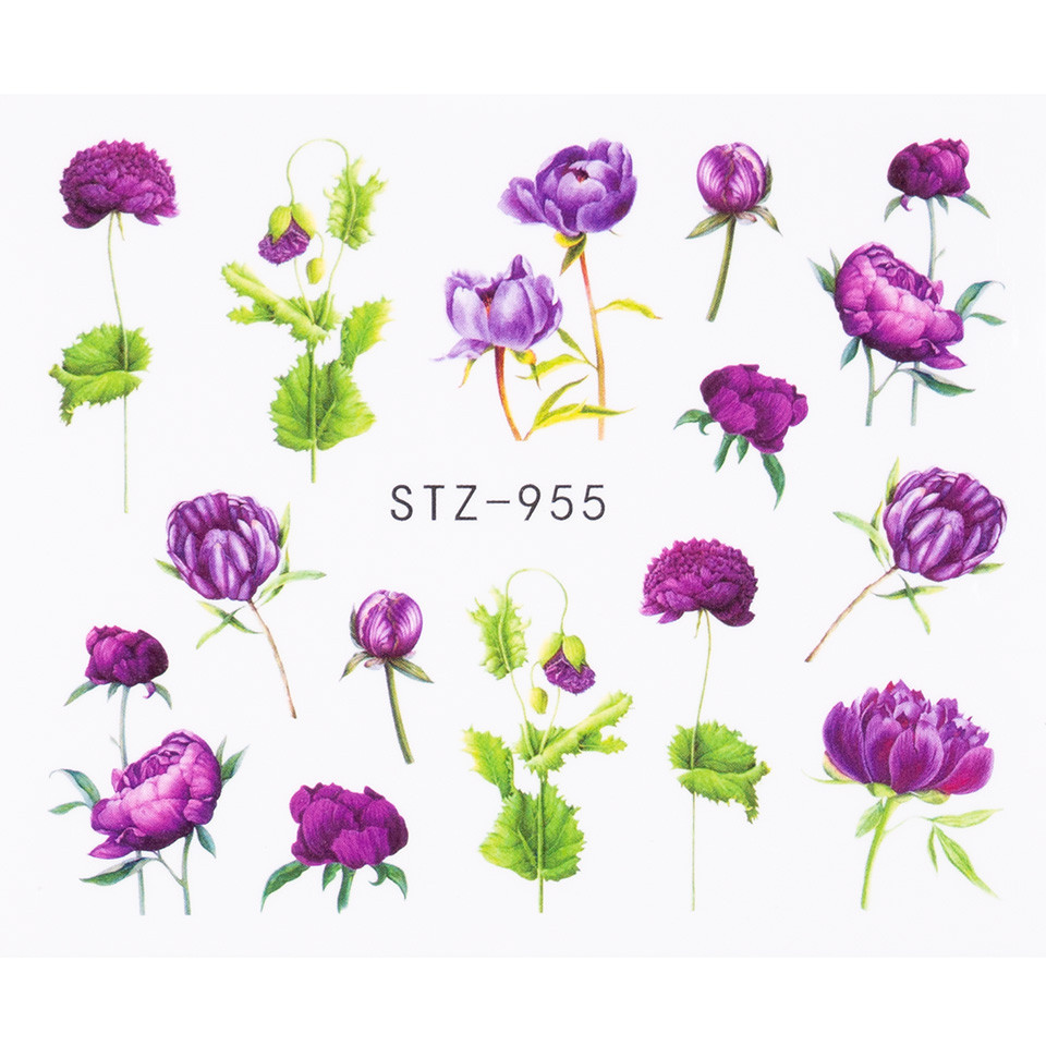 Tatuaj unghii luxorise flower touch, stz-955