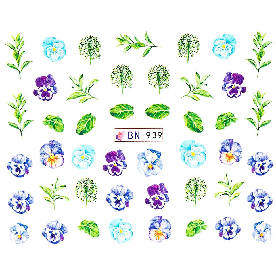 Tatuaj unghii luxorise flower wing, bn-939
