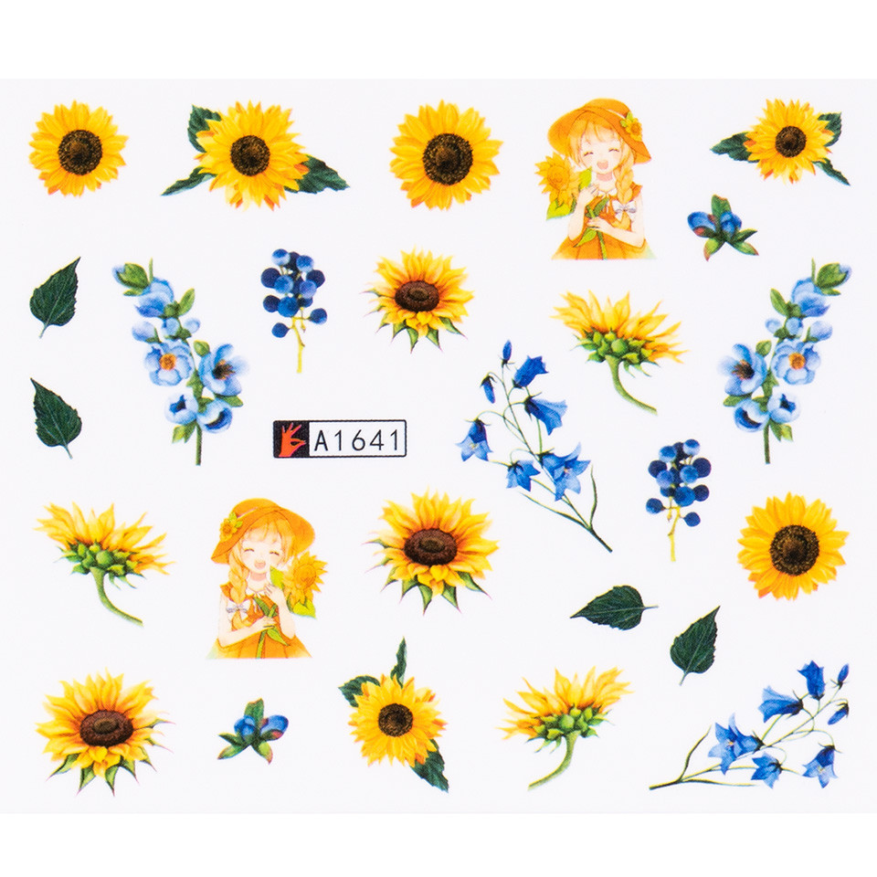 Tatuaj unghii luxorise sunflower rise, a1641