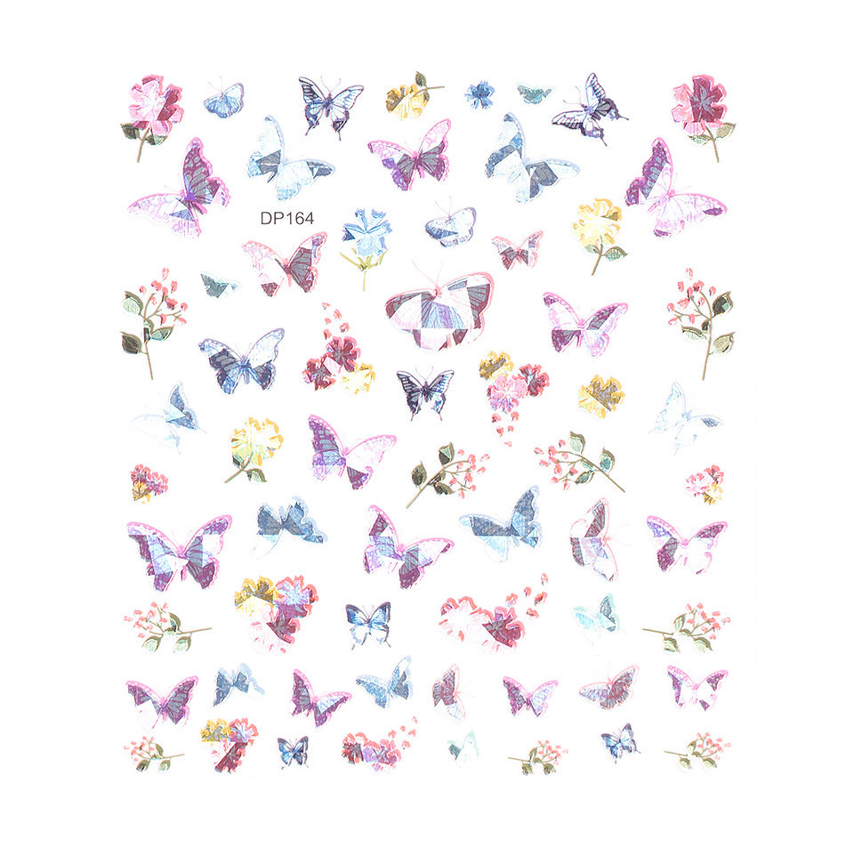 Abtibild unghii sensopro milano, butterfly attitude dp164
