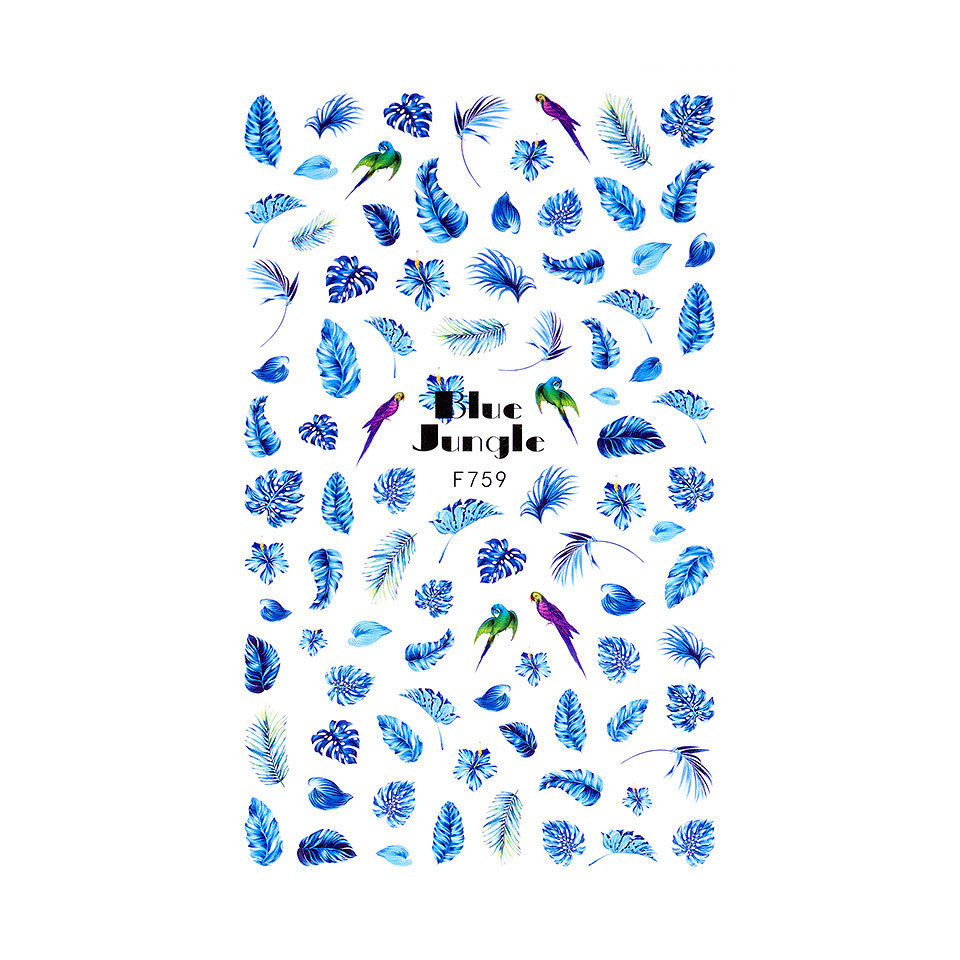 Abtibild unghii sensopro milano, exotic jungle f759