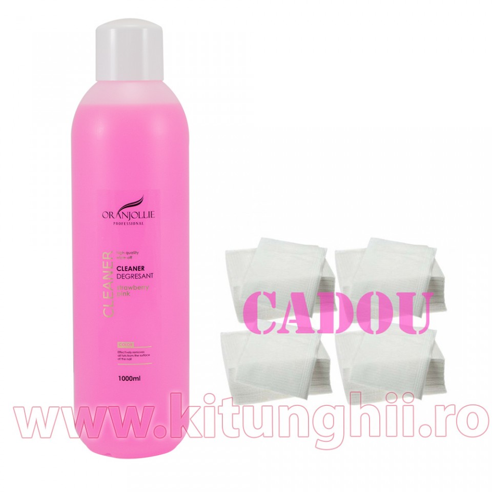 Cleanser Unghii Strawberry / Cleaner / Degresant 1 L + CADOU 200