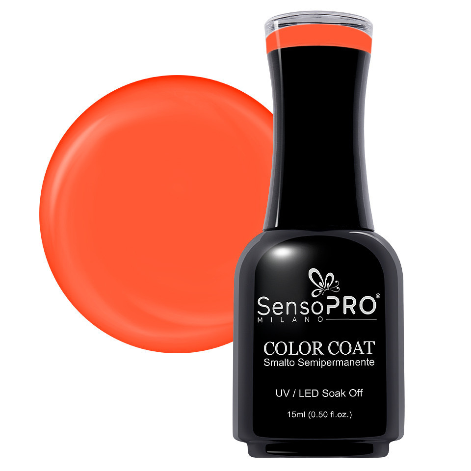 Oja semipermanenta sensopro milano 15ml, coral edge #104