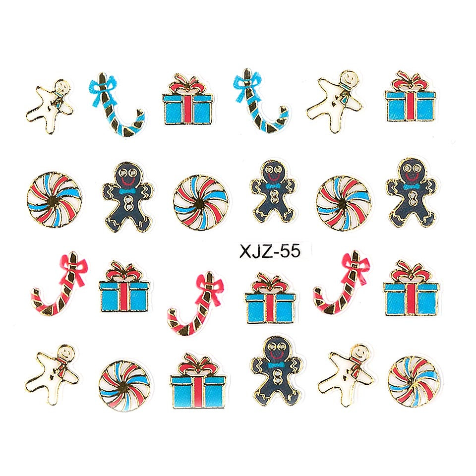 Sticker 3d unghii luxorise, christmas delight xjz-55