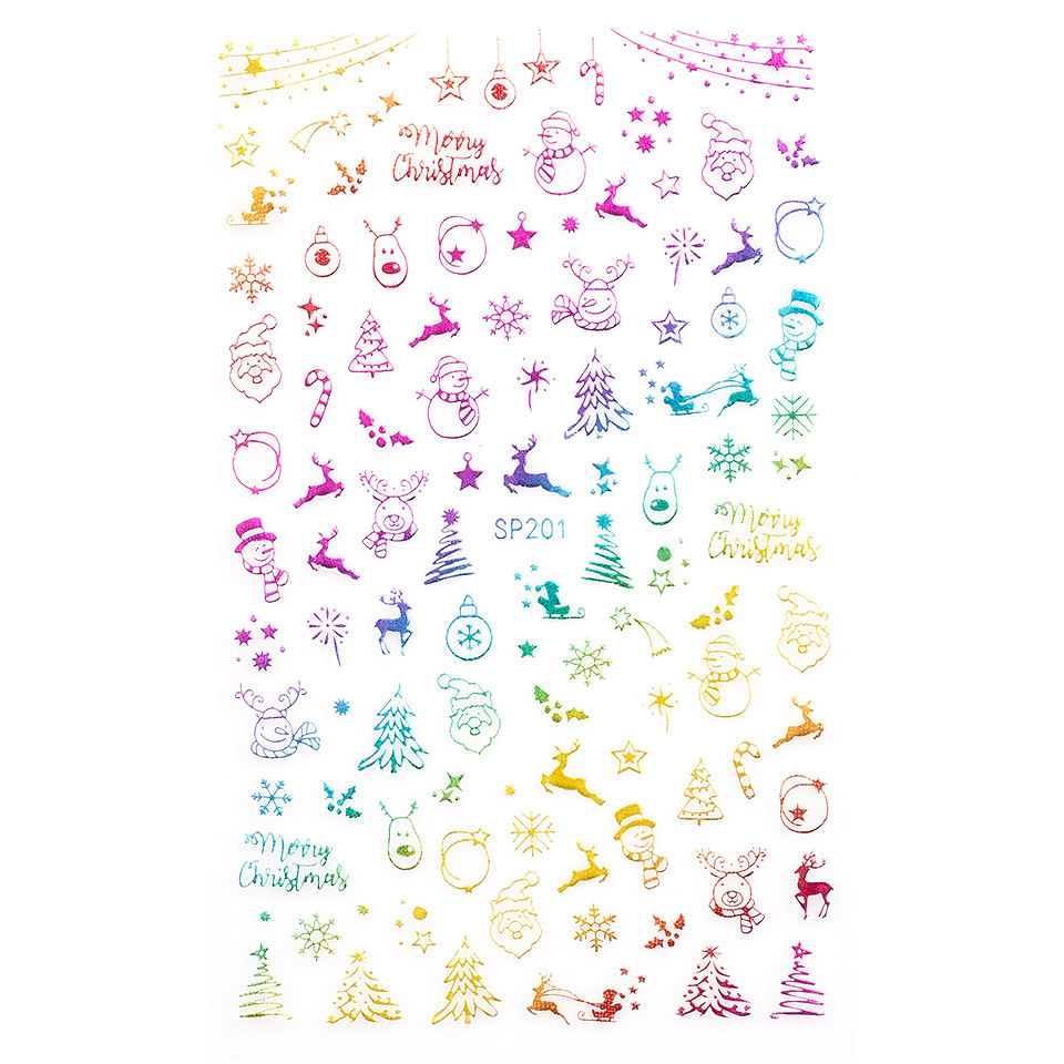 Sticker unghii luxorise, winter dance sp201