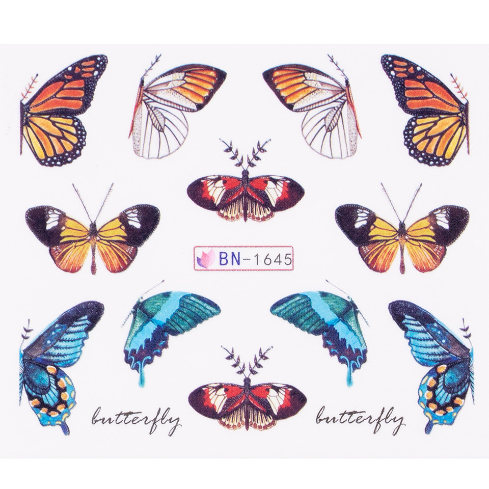 Tatuaj unghii luxorise butterfly style, bn-1645