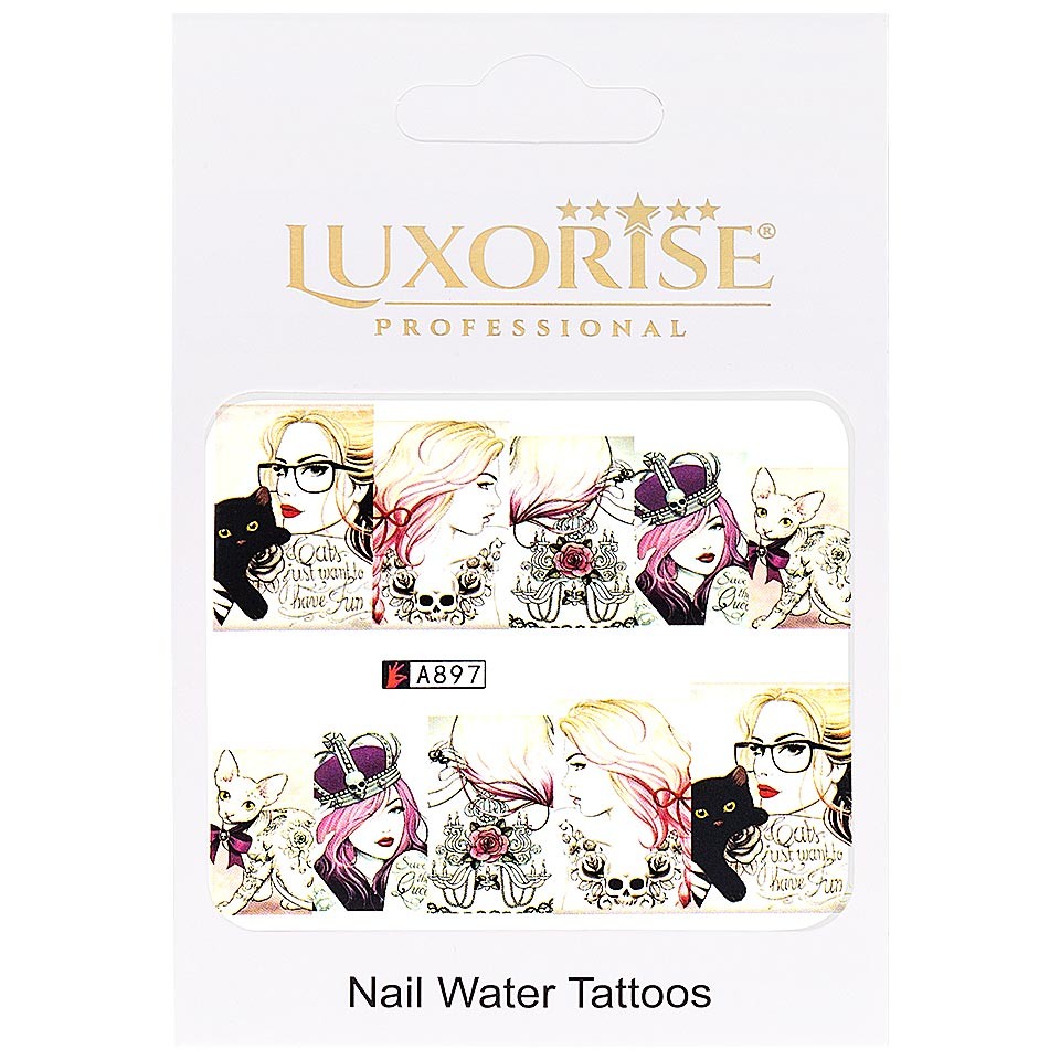 Tatuaj unghii LUXORISE, Fashion A897