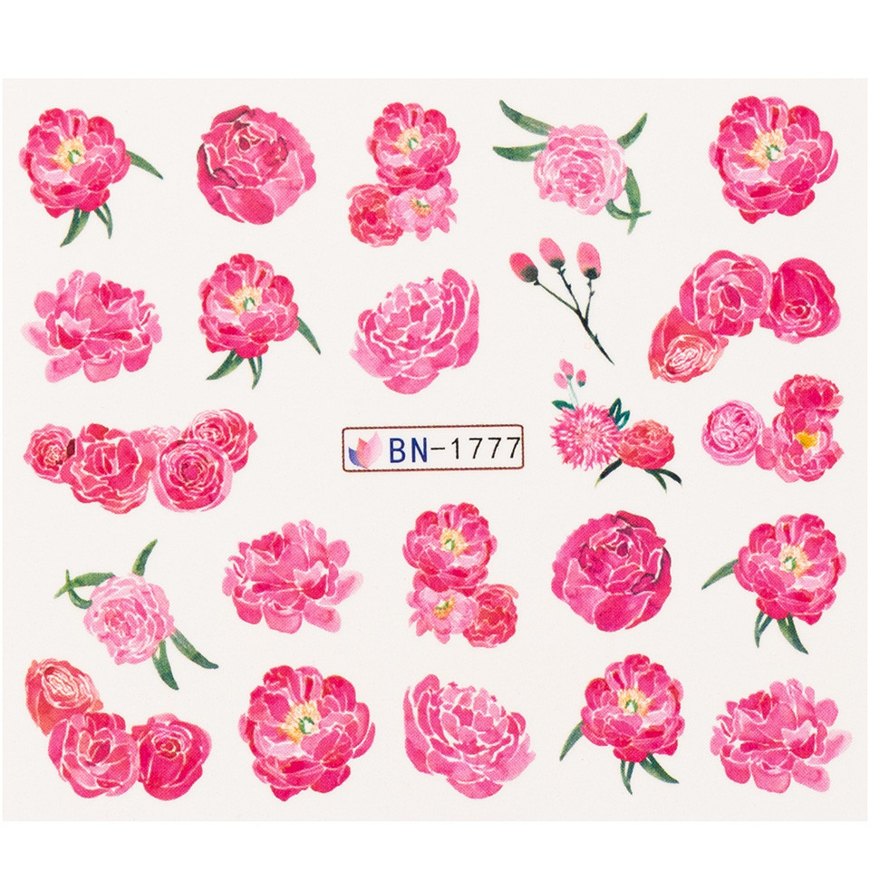 Tatuaj unghii luxorise flower dress, bn-1777
