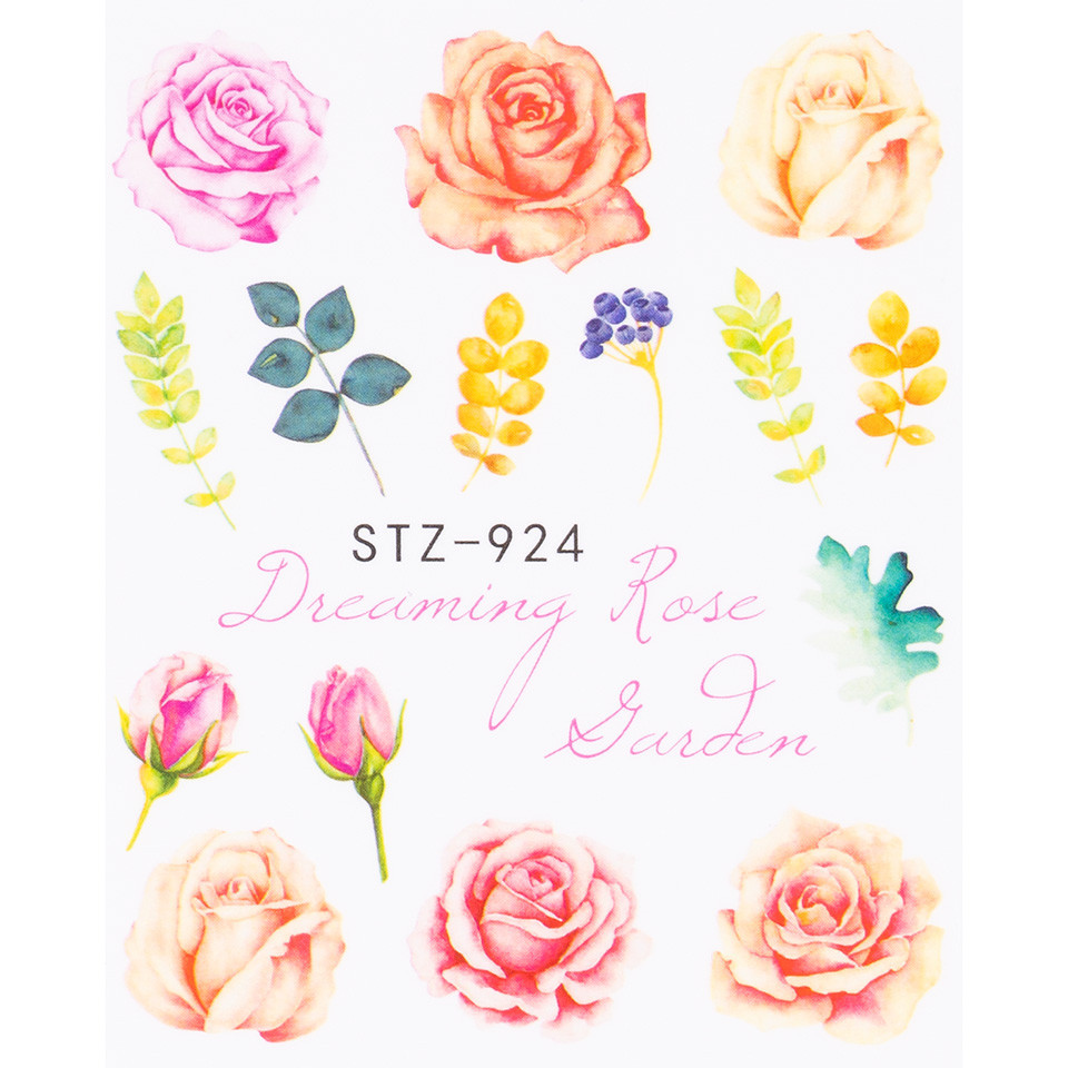Tatuaj unghii luxorise flower forever, stz-924