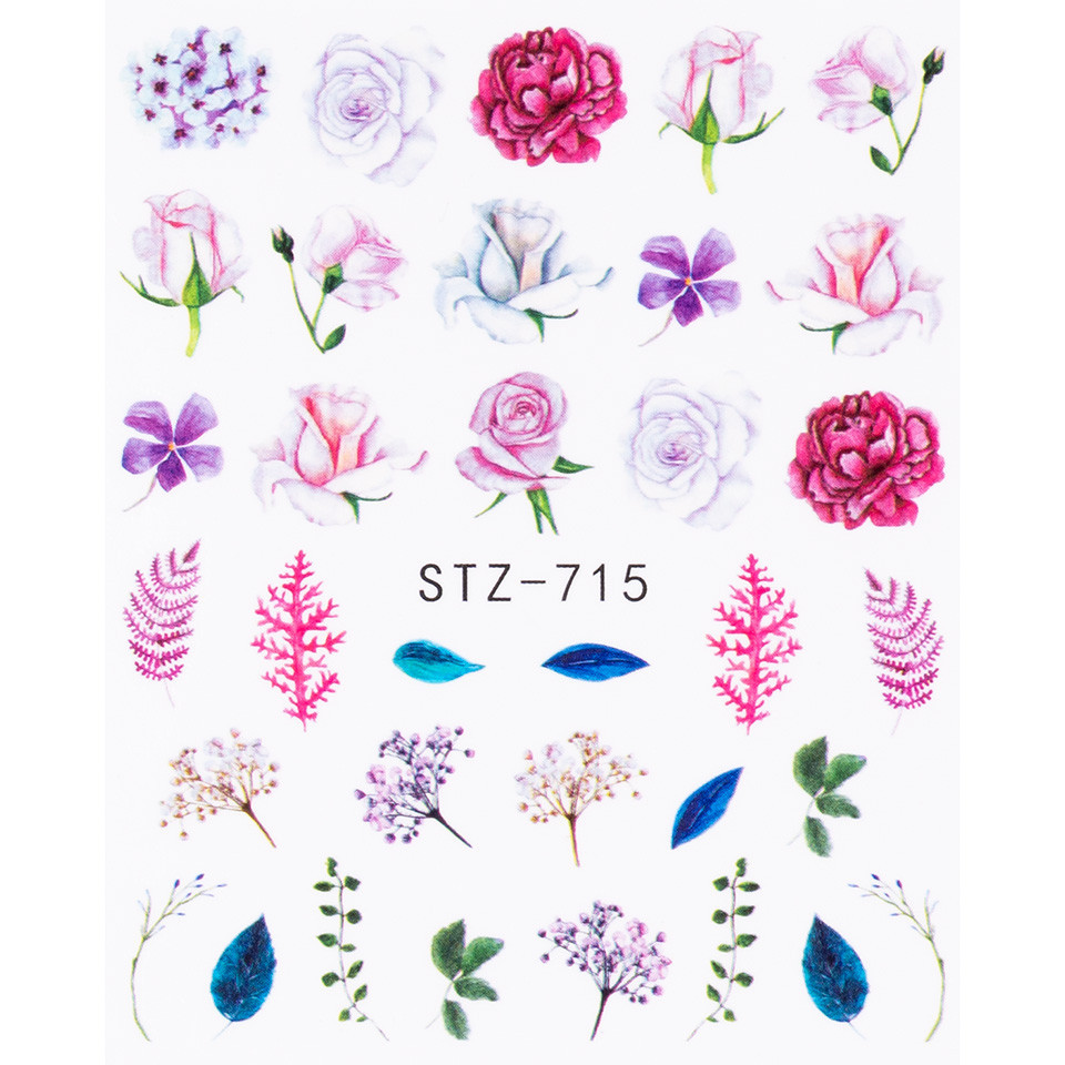 Tatuaj unghii luxorise flower future, stz-715