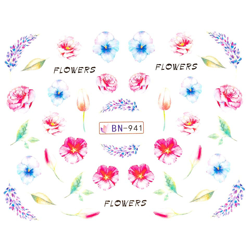 Tatuaj unghii luxorise flower supreme, bn-941