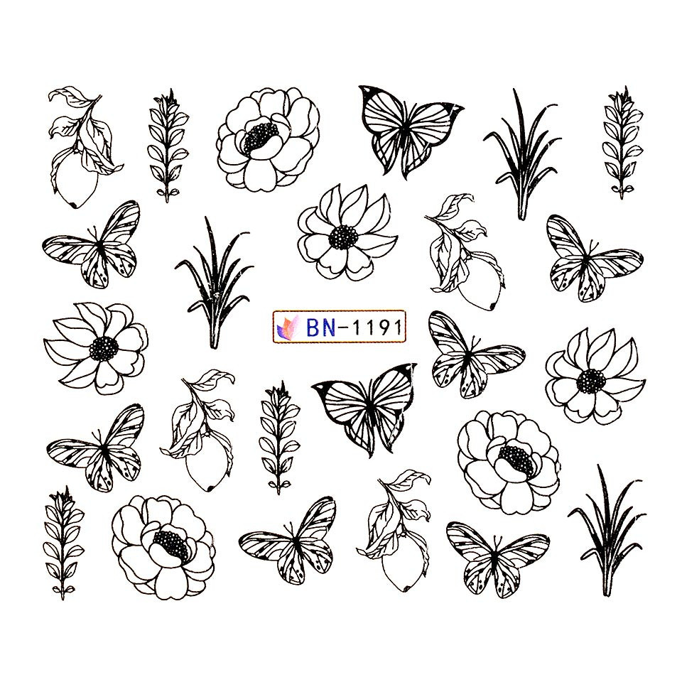 Tatuaj unghii luxorise simple & perfect, bn-1191