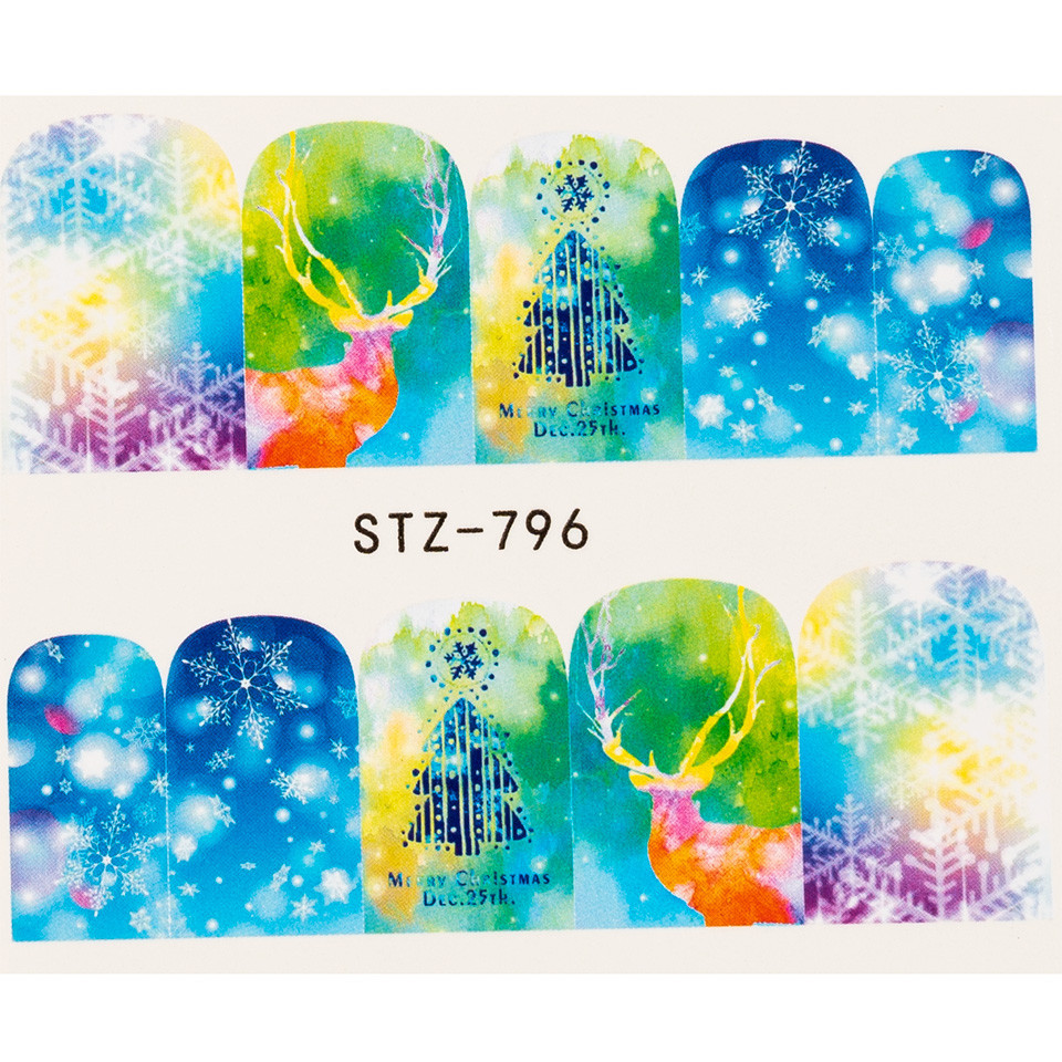 Tatuaj unghii luxorise winter remix, stz-796