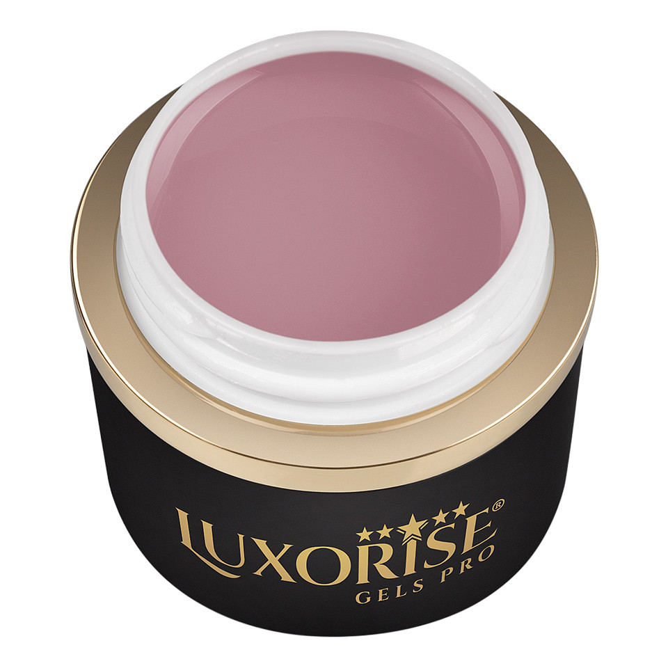 Gel uv constructie unghii revoflex luxorise 50ml, cover pink - dark