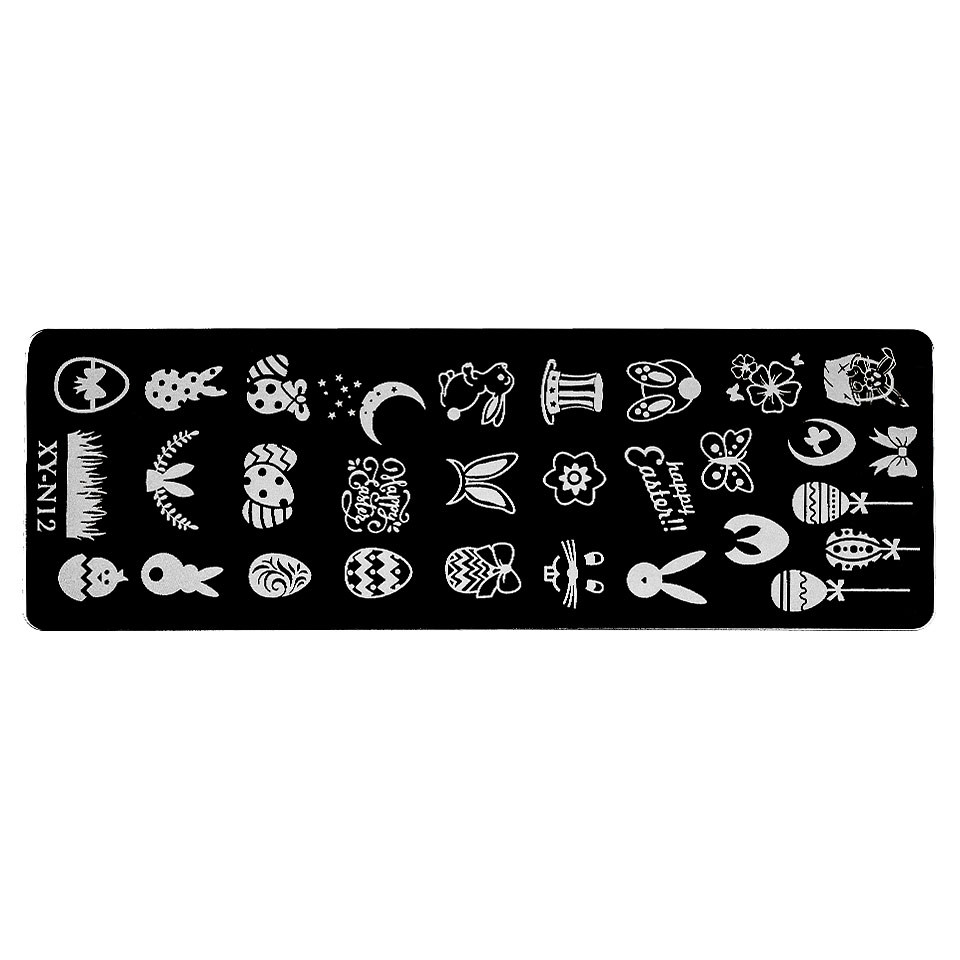 Matrita metalica stampila unghii luxorise, easter basket