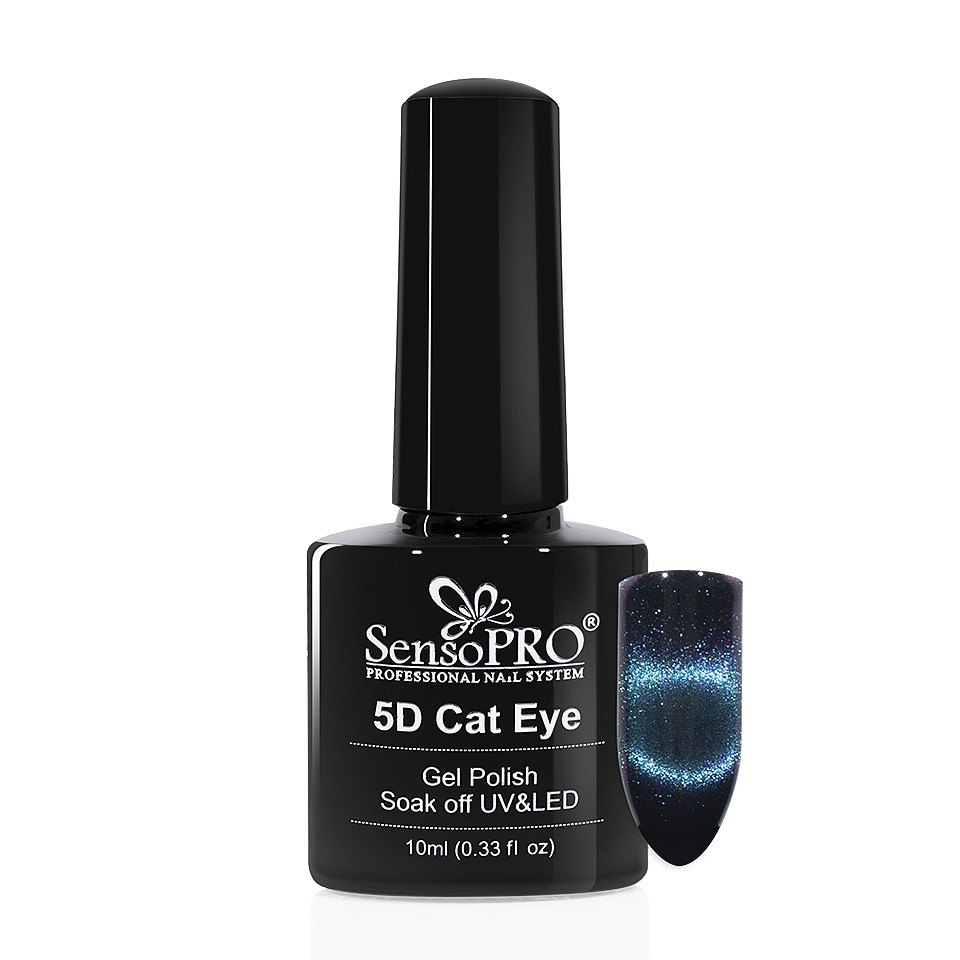 Oja Semipermanenta Cat Eye Gel 5D SensoPRO 10ml, #01 Cassiopeia