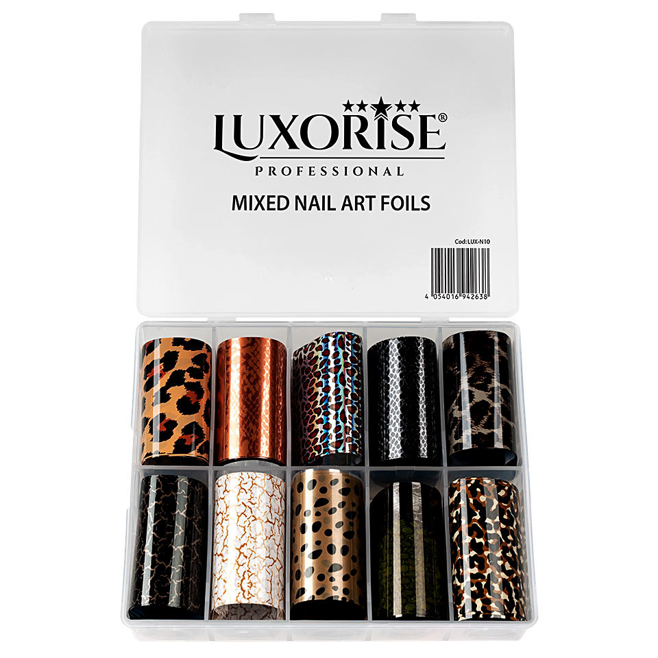 Set folii transfer luxorise #47 animal print, 10 buc