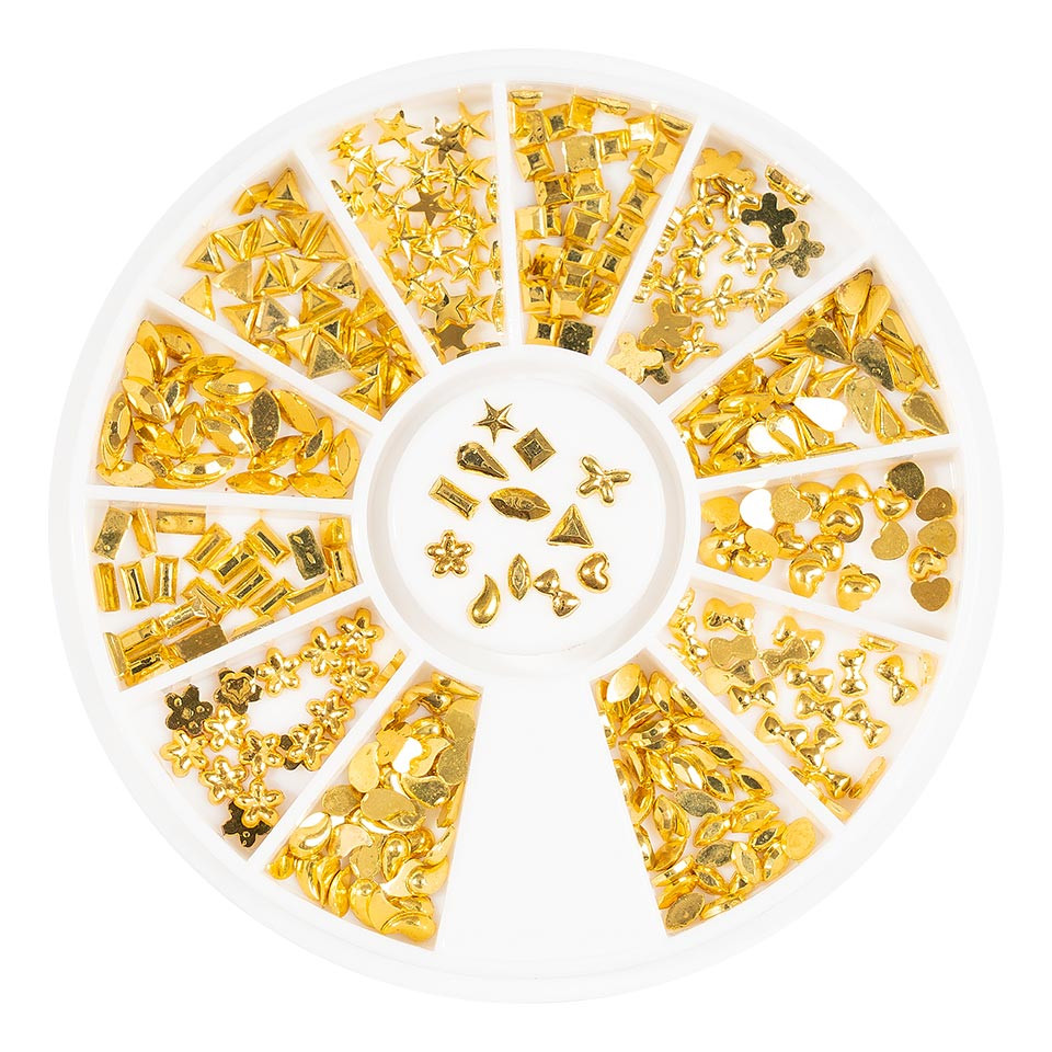 Strasuri unghii carusel gold summer