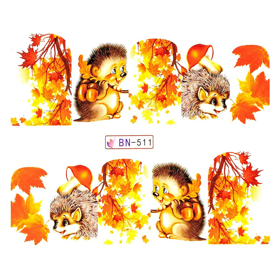 Tatuaj unghii luxorise fall story, bn-511