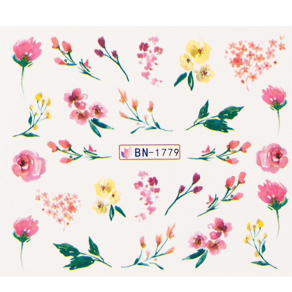 Tatuaj unghii luxorise flower insomnia, bn-1779