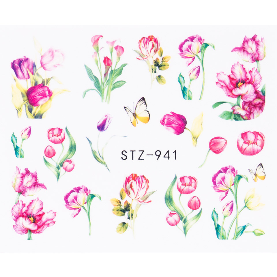 Tatuaj unghii luxorise flower show, stz-941