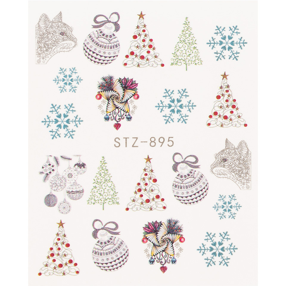 Tatuaj unghii luxorise simple holiday art, stz-895