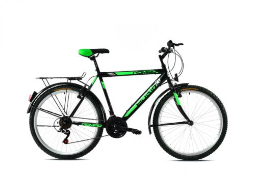 ADRIA Bicikl nomad+ 26 crno-zeleno ( RATA 12 x 1749 RSD )
