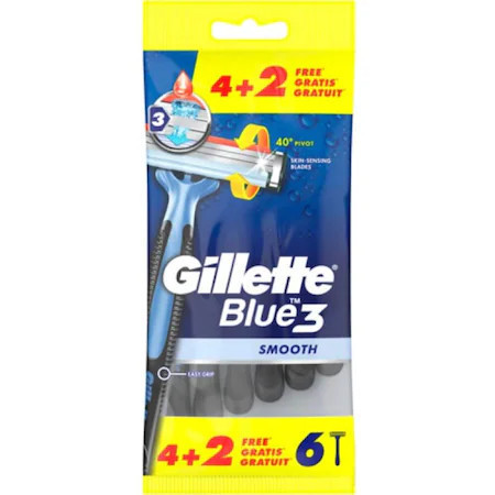 Aparat de ras Gillette Blue3 , 6 buc unica folosinta