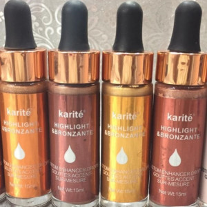 Set 6 iluminatoare highlightere bronzere lichide picatura Karite