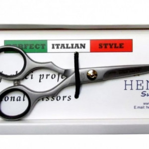 Set Foarfeca de tuns si filat 5.5" Henbor ITALIA Golden Line pentru frizerie coafor salon