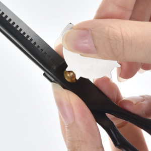 Set foarfeca de tuns si filat negru Ardette Fabio02 marime 6" si pieptan carbon pentru frizerie salon
