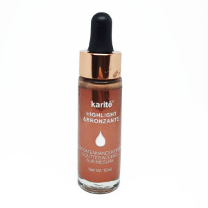Iluminator highlighter bronzer si Blush lichid picatura Karite